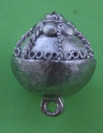 Пуговица оловянная круглая 14 мм. №2. XVII в.