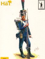 8252 Французская легкая пехота. Егеря.(командный набор). Наполеоновская эпоха. 1:72