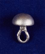Пуговица из пьютера (pewter) «грибок» 12 мм. XVII-XVIII вв.