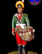 Барабанщик мушкетёрского полка, с 1786 по 1796 год. Россия