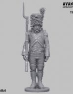Унтер-офицер гренадер меховая шапка XIX век набор 1107/С