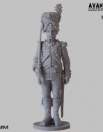 Офицер гренадер меховая шапка XIX век набор 1121/С