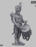 Барабанщик гренадер меховая шапка XIX век набор 1122/С